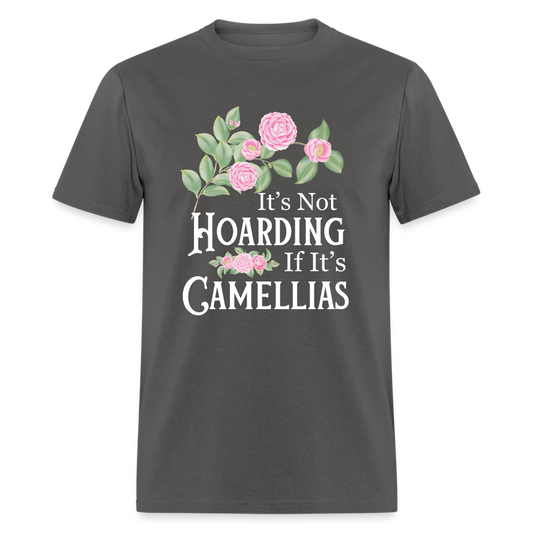 Camellia Hoarding Dark Unisex T-Shirt - charcoal
