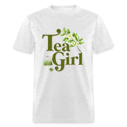 The Tea Girl Unisex T-Shirt - light heather gray