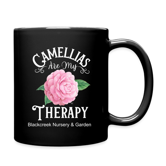 Camellia Therapy Black Mug - black