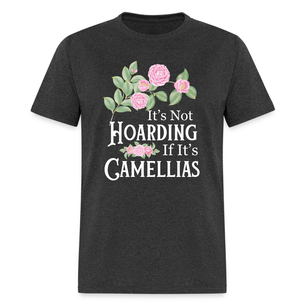 Camellia Hoarding Dark Unisex T-Shirt - heather black