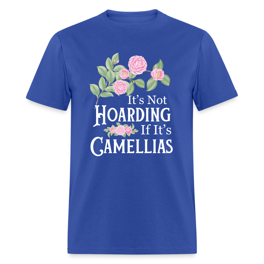 Camellia Hoarding Dark Unisex T-Shirt - royal blue