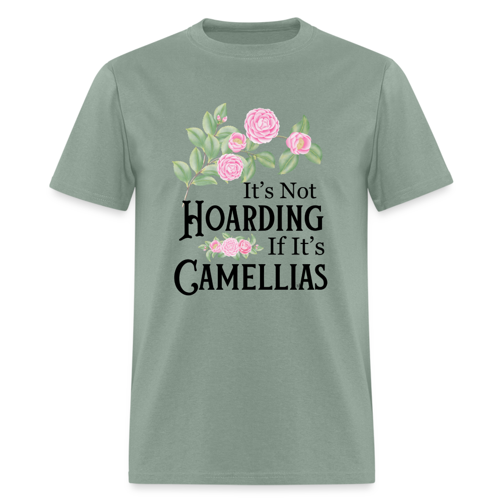 Camellia Hoarding LIGHT Unisex T-Shirt - sage